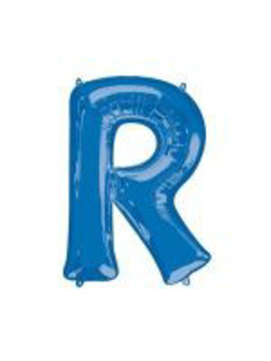 Picture of BLUE LETTER R FOIL BALLOON